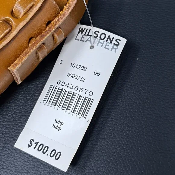 Wilsons VintageGenuine Leather Floral Shoulder Bag with floral Tulip design. NW - Picture 7 of 7